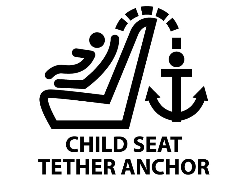 Vehicle tether clearance anchor